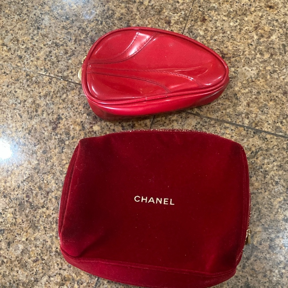 Chanel Red Velvet Women's Bag